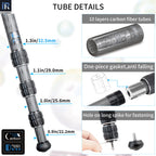 INNOREL CT85C camera tripod with 10-layer carbon fiber tubes