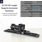 Suitable for attaching the dovetail baseplates for ARRI Standard