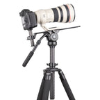 INNOREL ER40C center column installed on RT90C tripod adds height easily removable when not needed for flexible shooting Perfect for carrying long lens