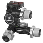 GR7 CNC Aluminum Alloy High Precision 3 Way Geared Tripod Head