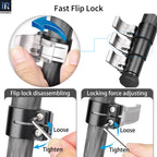 GT254CF Fast flip lock disassembling and locking force adjusting