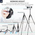 INNOREL GT284C extended to full height showing maximum working height