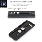 There are standard 3/8" and 1/4" on this plate high quality rubber mats are used on it