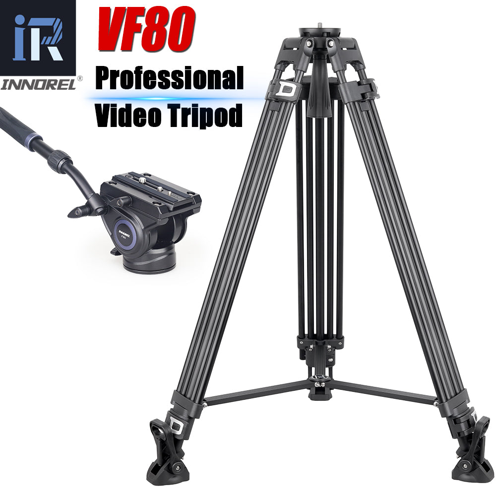 INNOREL VF80 Professional Heavy Video Aluminum Tripod