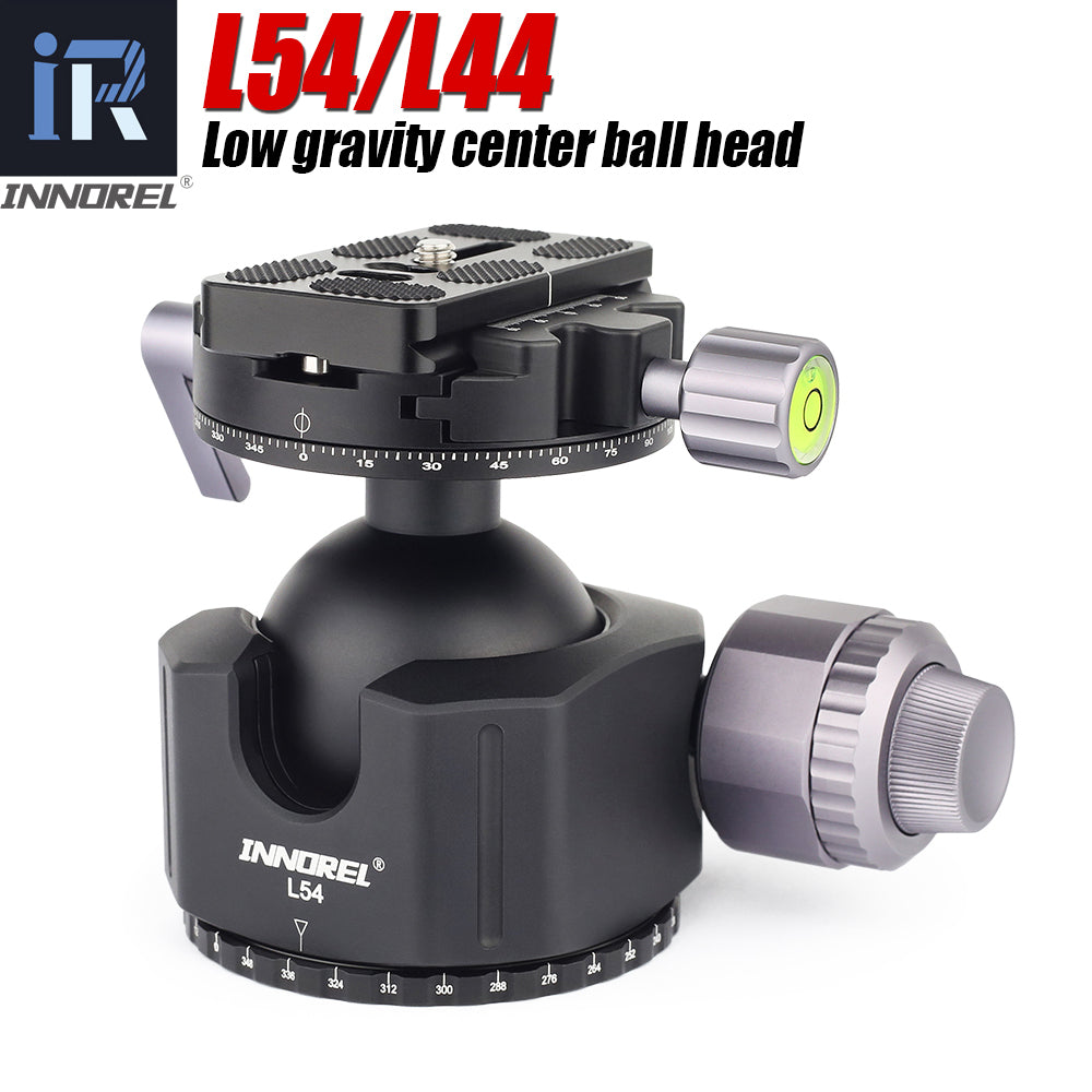 INNOREL L54 aluminum ballhead precision CNC machined for smooth panoramic rotation