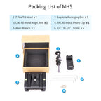 INNOREL MH5 Z-Flex tilt tripod head package including Z Pan magic arm phone clip