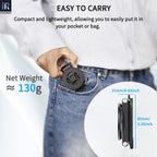 Compact and lightweight allowing you to easily put it in your pocket or bag