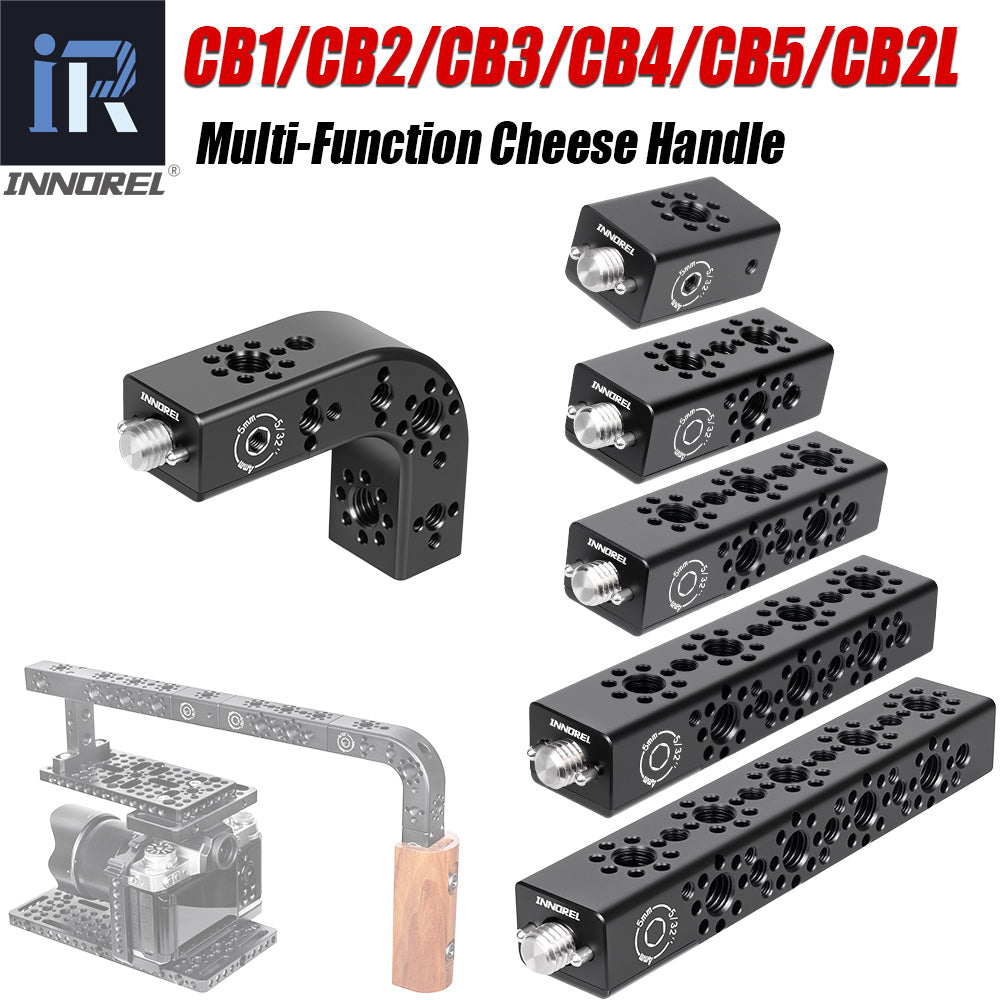 INNOREL Multi-Function Cheese Handlefor Camera Cage Frames