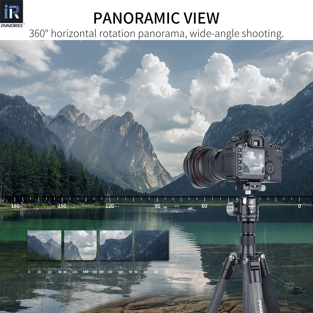There are 4 * 90 degrees, 5 degrees per scale, and double spirit bubbles to meet the needs of accurate photography and panoramic photography.