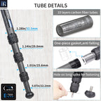 INNOREL P324C camera tripod with 10-layer carbon fiber tubes