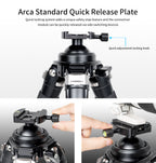 INNOREL P324C/P364C/P404C Carbon Fiber Shooting Tripod