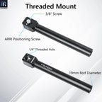 3/8" Screw ARRI Positioning Screw 1/4" Threaded Hole INNOREL  19mm Rod Diameter