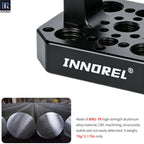 Made of 6061-T6 high-strength aluminum alloy material CNC machining structurally stable and not easily deformed It weighs 78g/ 0.17lbs only