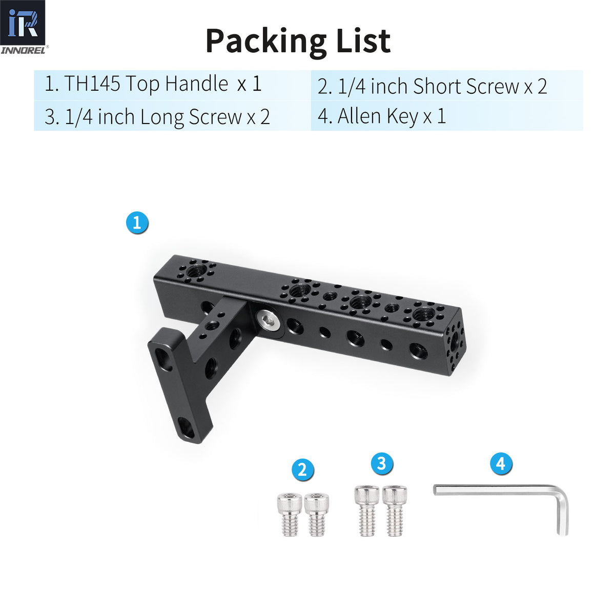 INNOREL TH145 long Universal Camera Top Handle Grip with the Standard 1/4