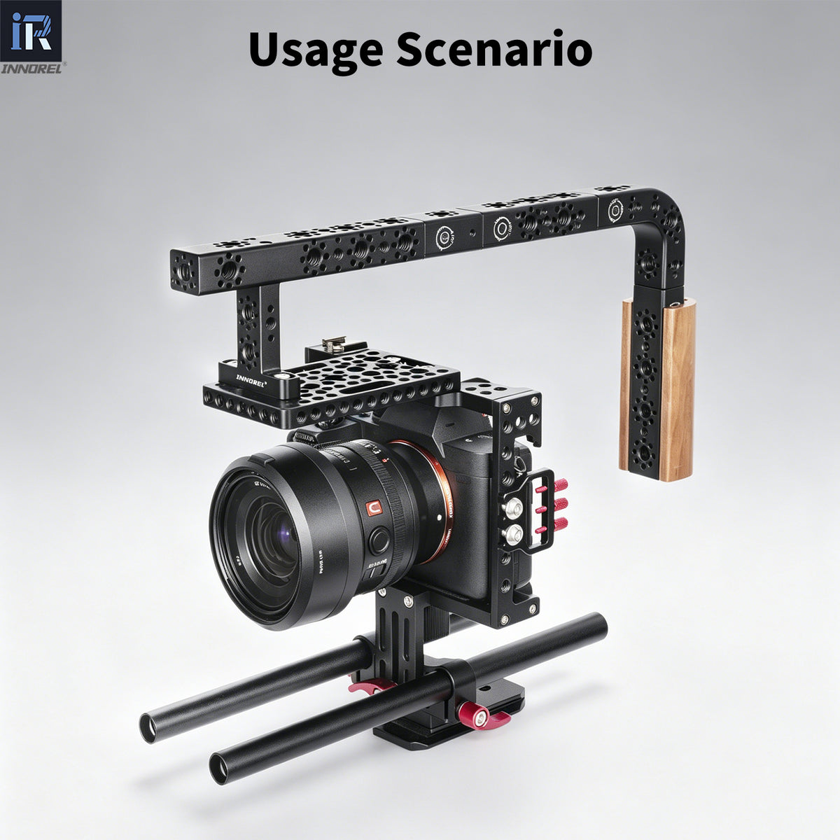 INNOREL TH145 long Universal Camera Top Handle Grip with the Standard 1/4