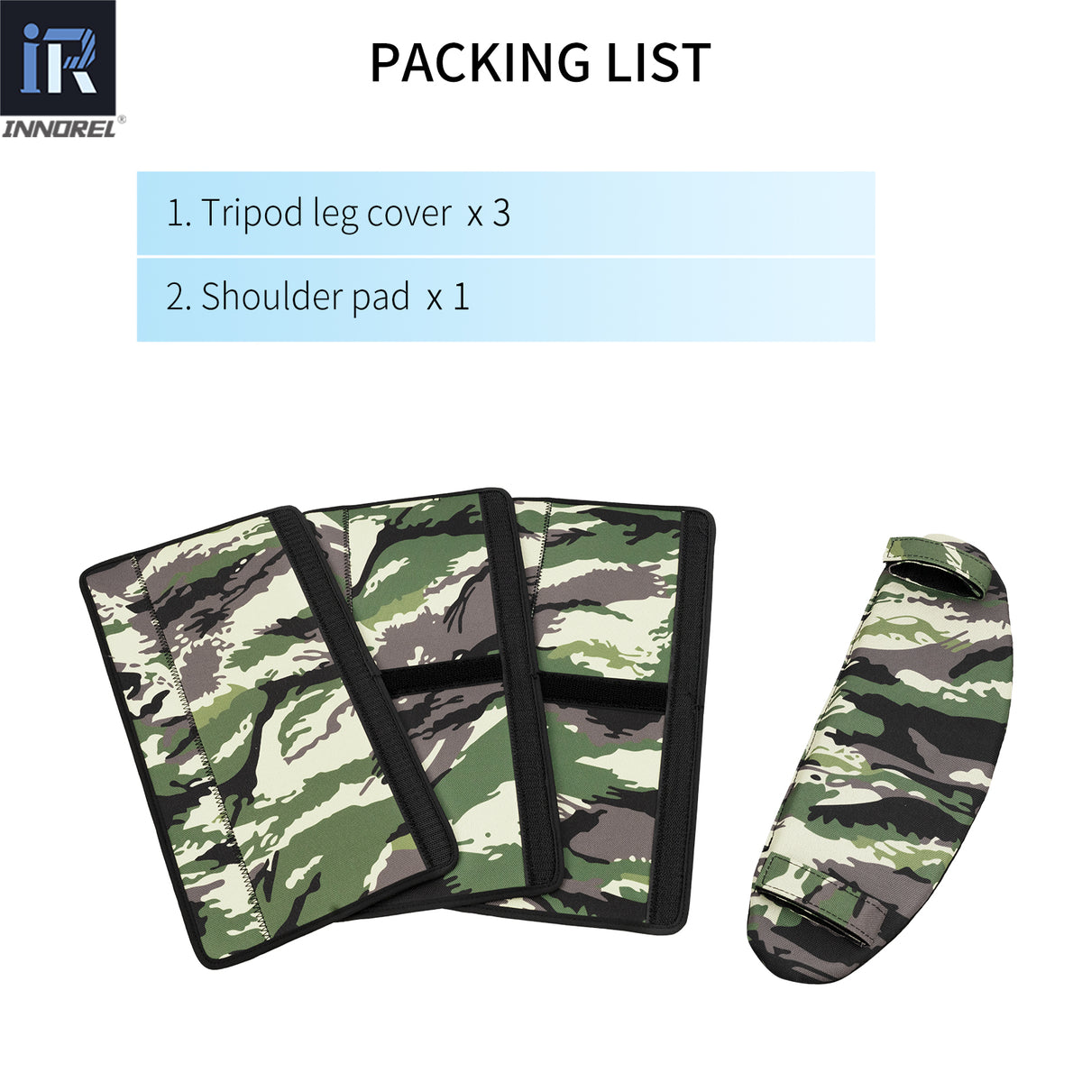 INNOREL TS40G Tripod Leg Covers-Universal Tripod Protective Sleeves and Shoulder Pad