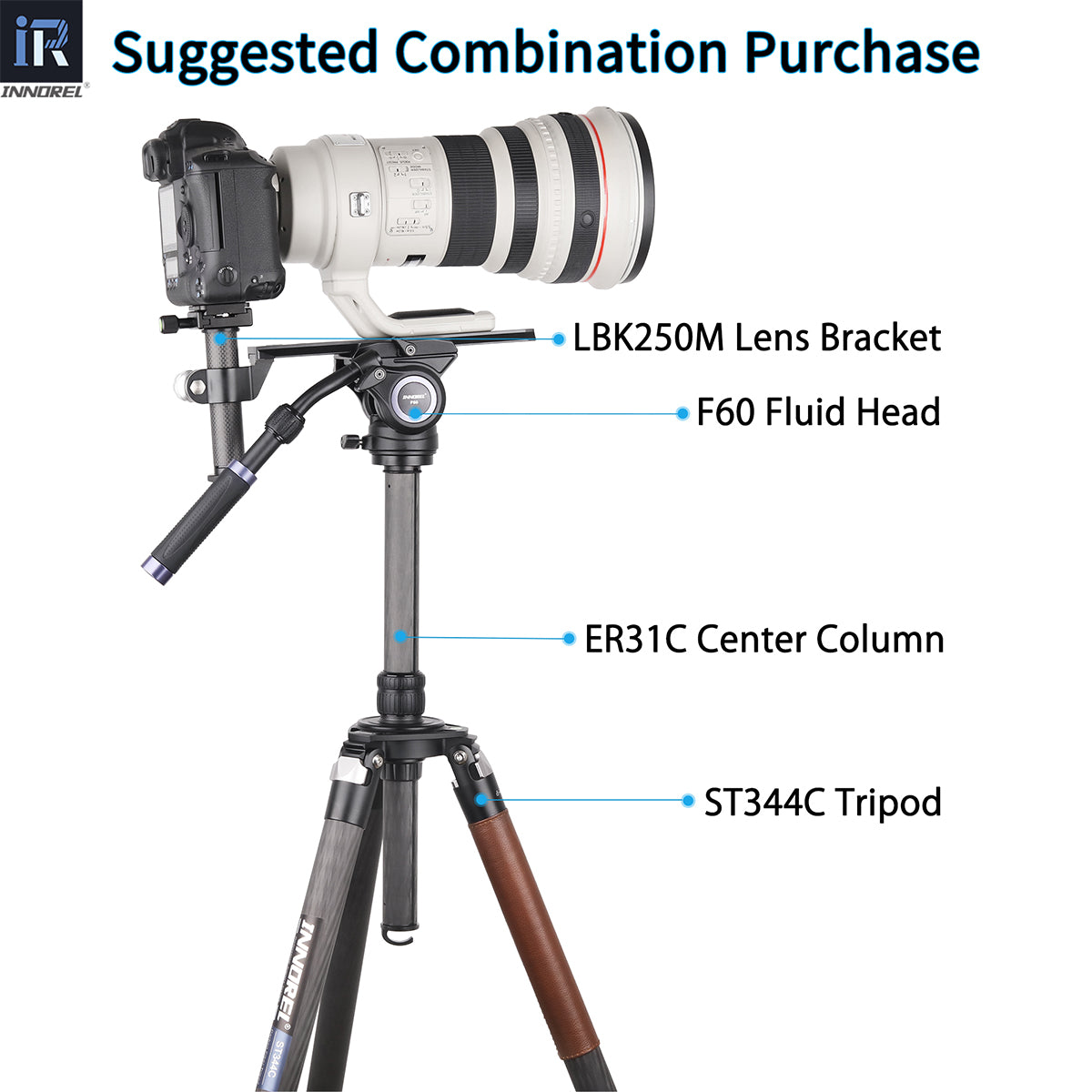 Colonne centrale de trépied INNOREL ER31C
