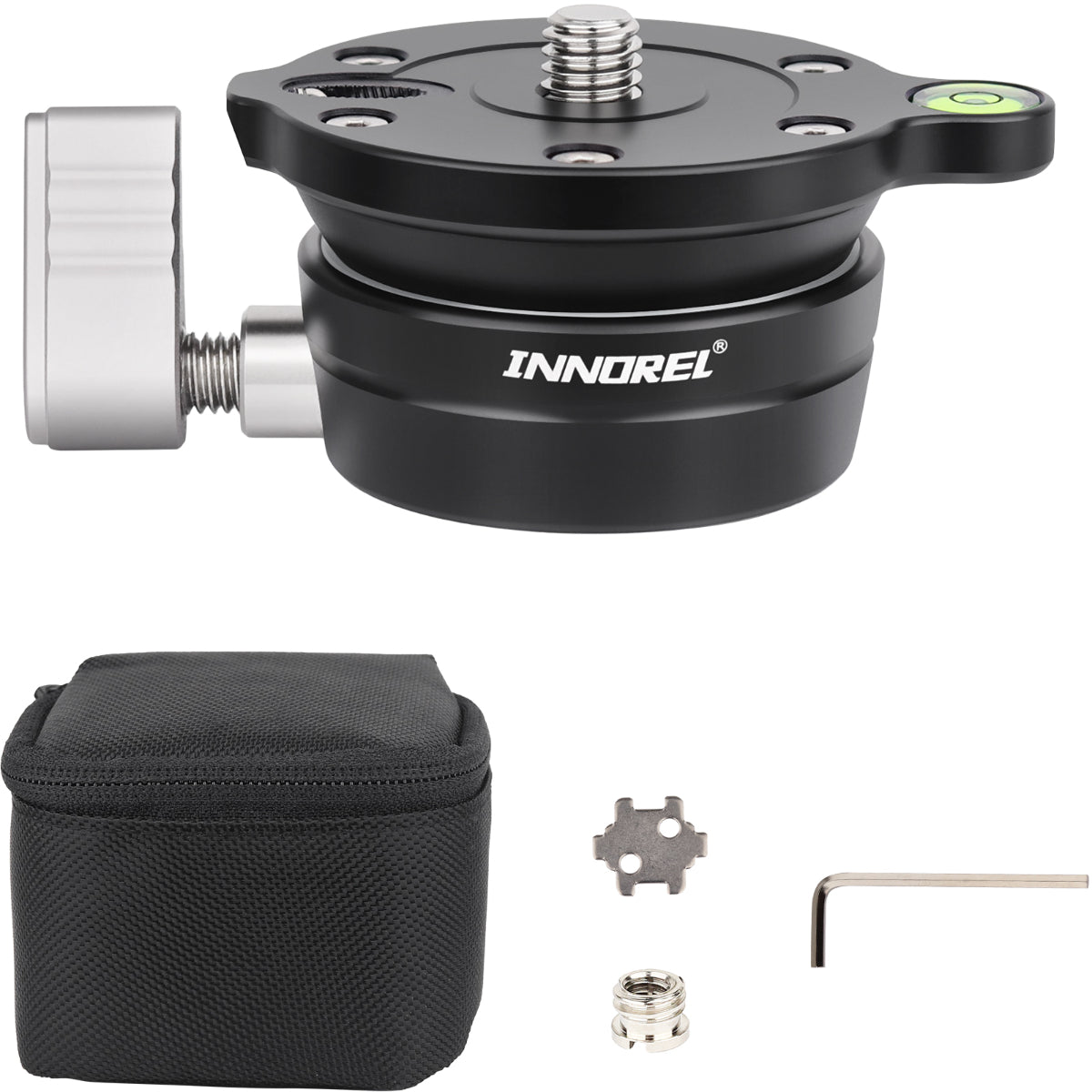 INNOREL Univeral Tripod Leveling Base LB50 for smooth panoramic rotation