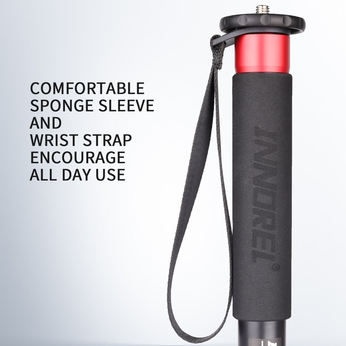 INNOREL VM60A specifications comfortable sponge sleeve and wrist strap encourage all day use