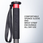 INNOREL VM60C Monopod comfortable sponge sleeve and wrist strap encourage all day use