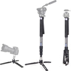 INNOREL VM75CK professional video travel monopod, genuine 10 layers carbon fiber, solid and stable.