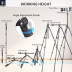 INNOREL YT284C extended to full height showing maximum working height