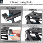 INNOREL Tripod Head ZH7 is more efficient to adjust with the two locking knobs on side than only with allen key