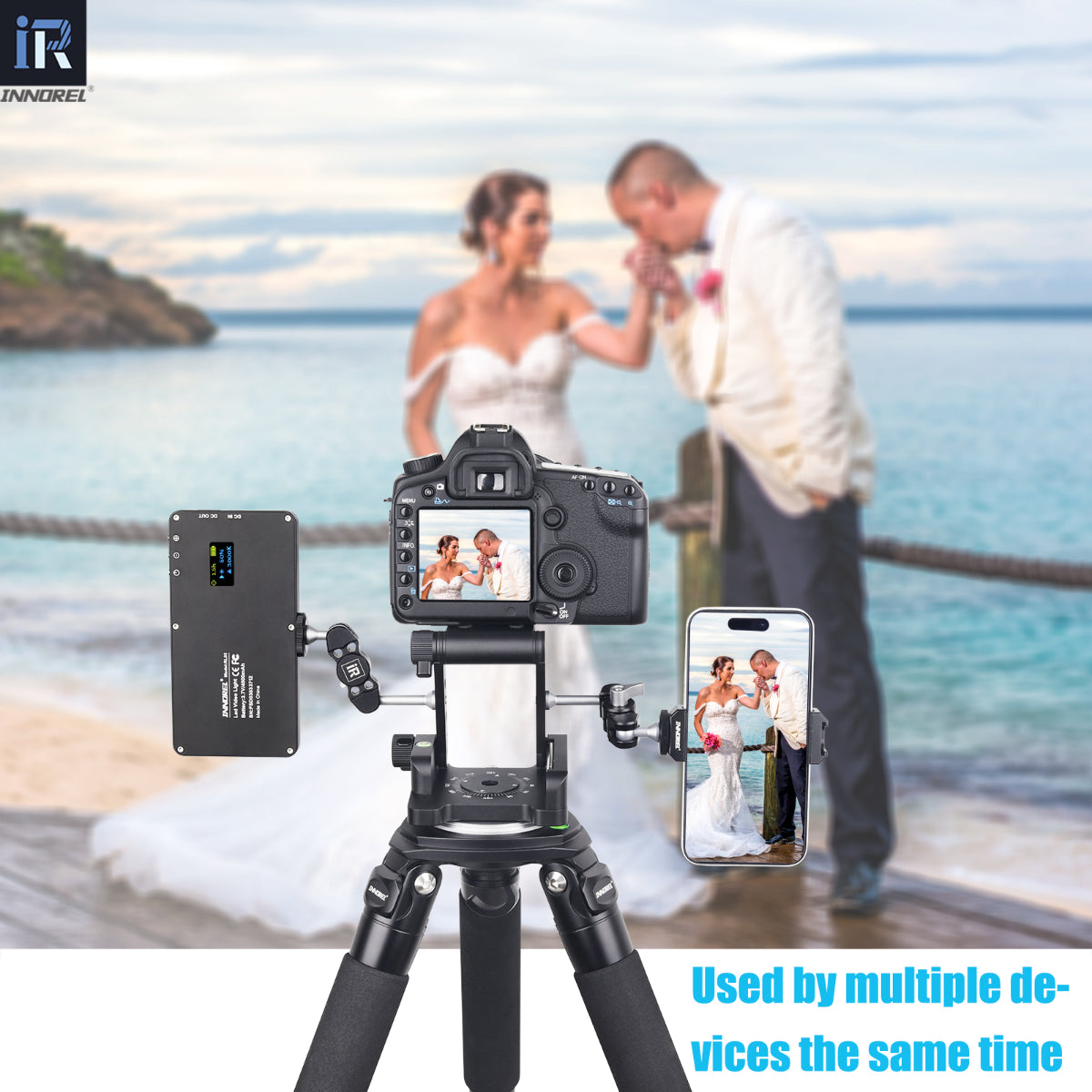 Aluminum Alloy Z-Flex Tilt Tripod Head-INNOREL ZH9