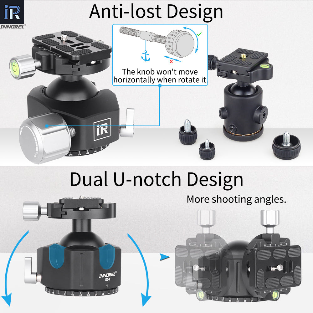 INNOREL G36 G44 G54 The knob won't move horizontally when rotate it More shooting angles