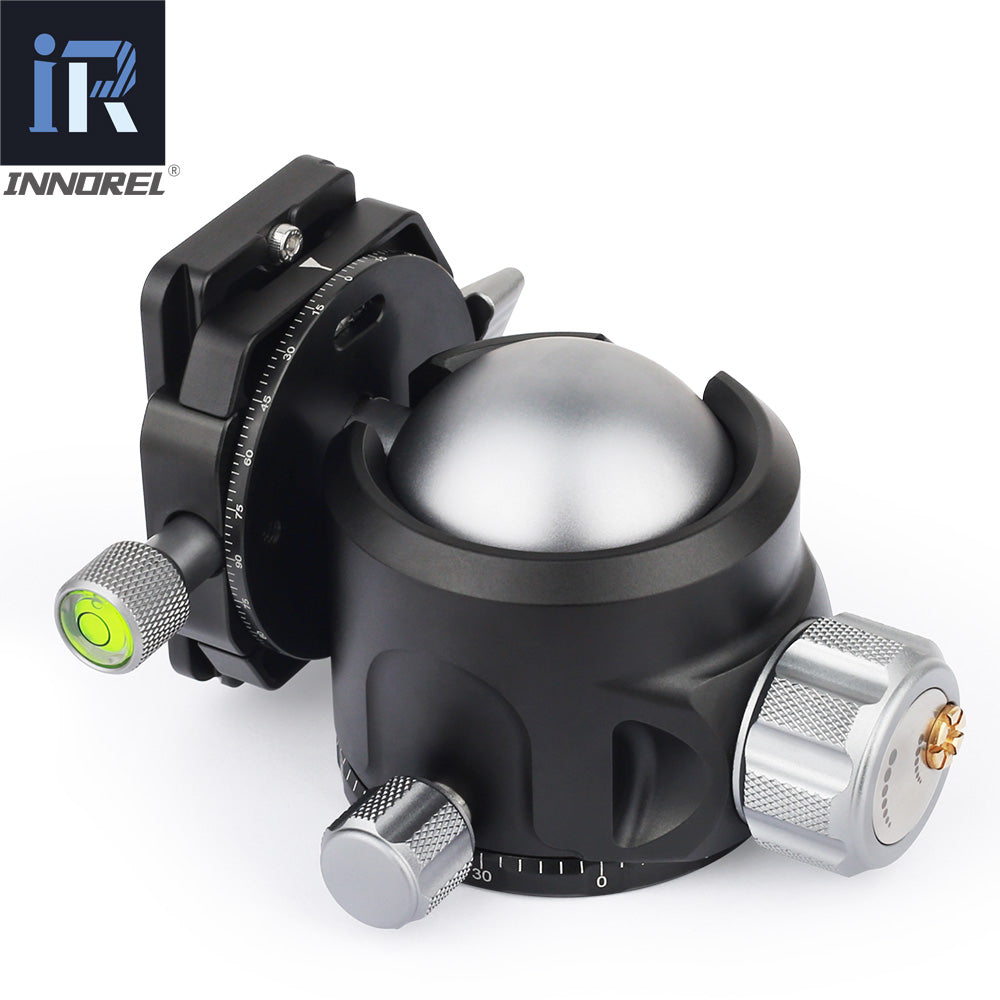 There are two notches on the main body of this ball head more positions of camera are available