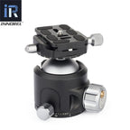  two rotation structures on this ball head can help you to take panoramic photos more easily