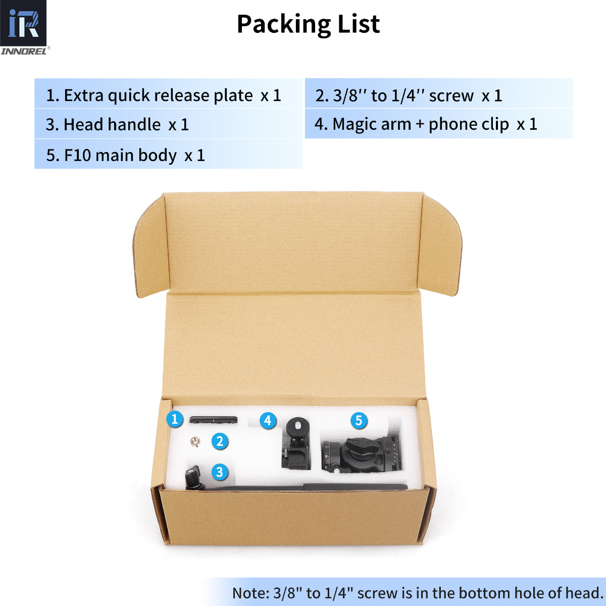 Mini Pan Metal Camera Tripod Fluid Head F10