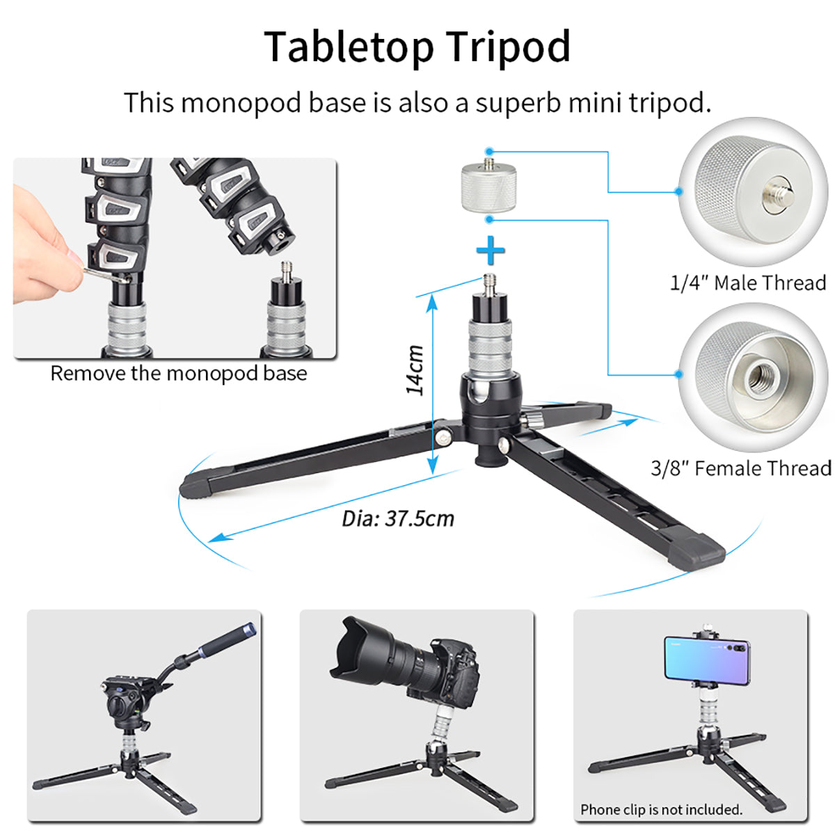 Carbon Fiber Video Monopod-INNOREL VM75CK(Twist Lock)