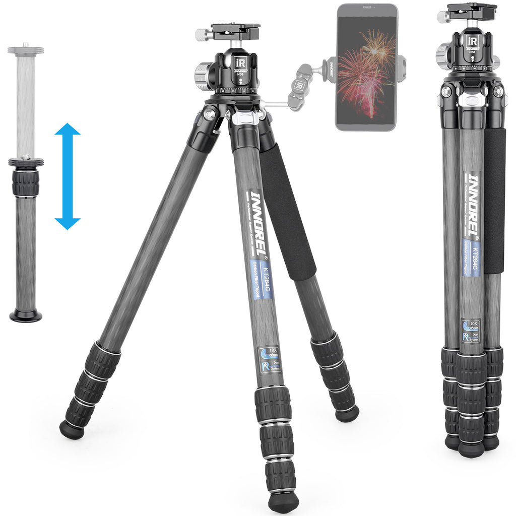 INNOREL carbon fiber KT284C lightweight Foldable Tripod