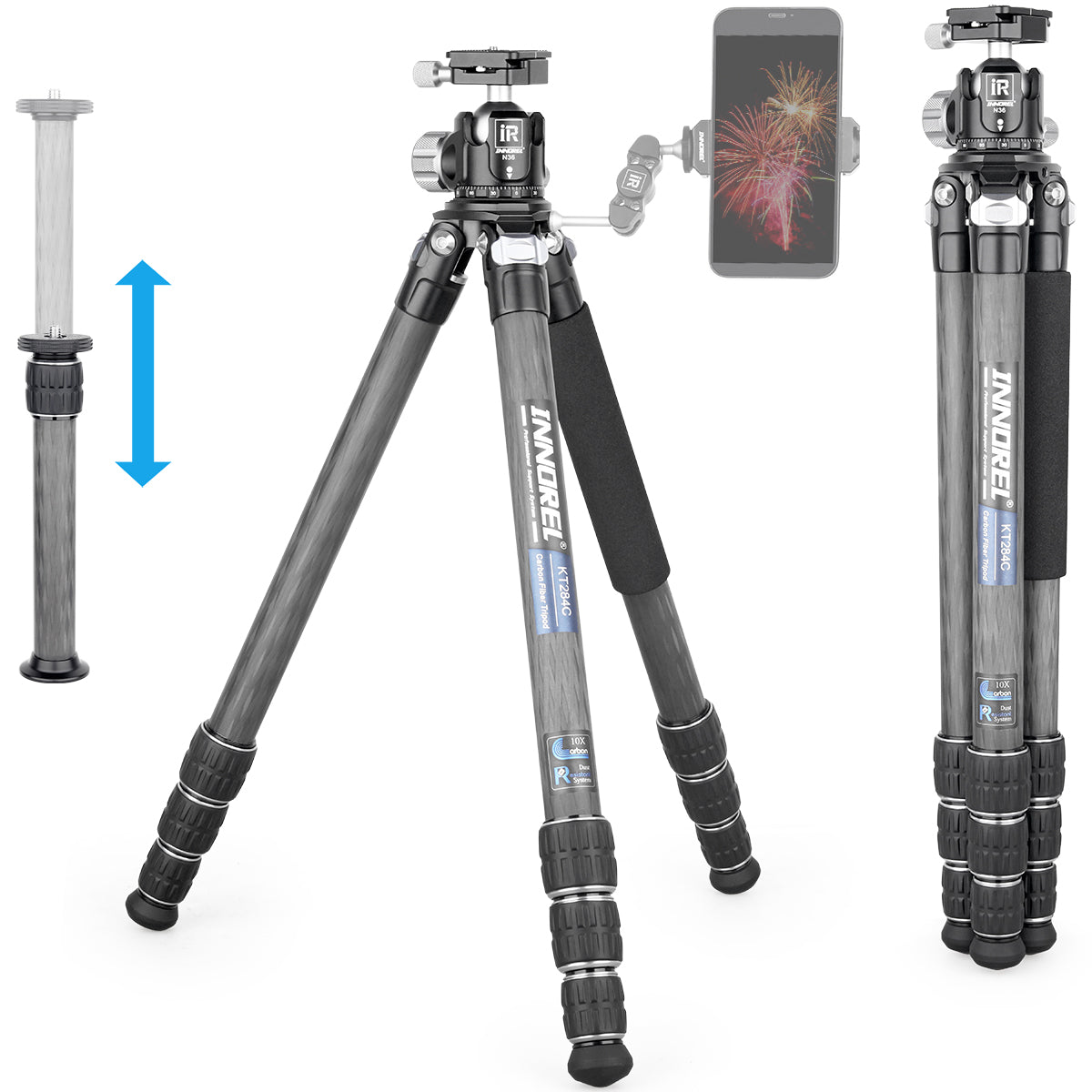 Carbon Fiber Travel Tripod INNOREL KT284C
