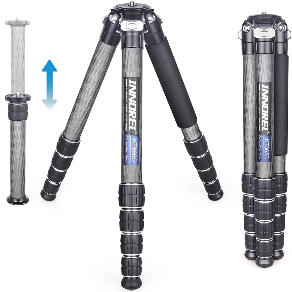 INNOREL carbon fiber KT365C compact travel tripod