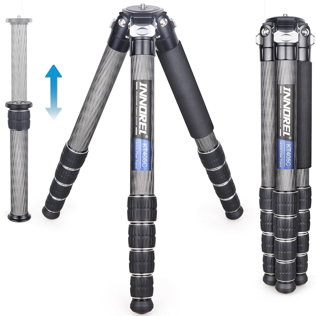 INNOREL carbon fiber KT405C compact travel tripod
