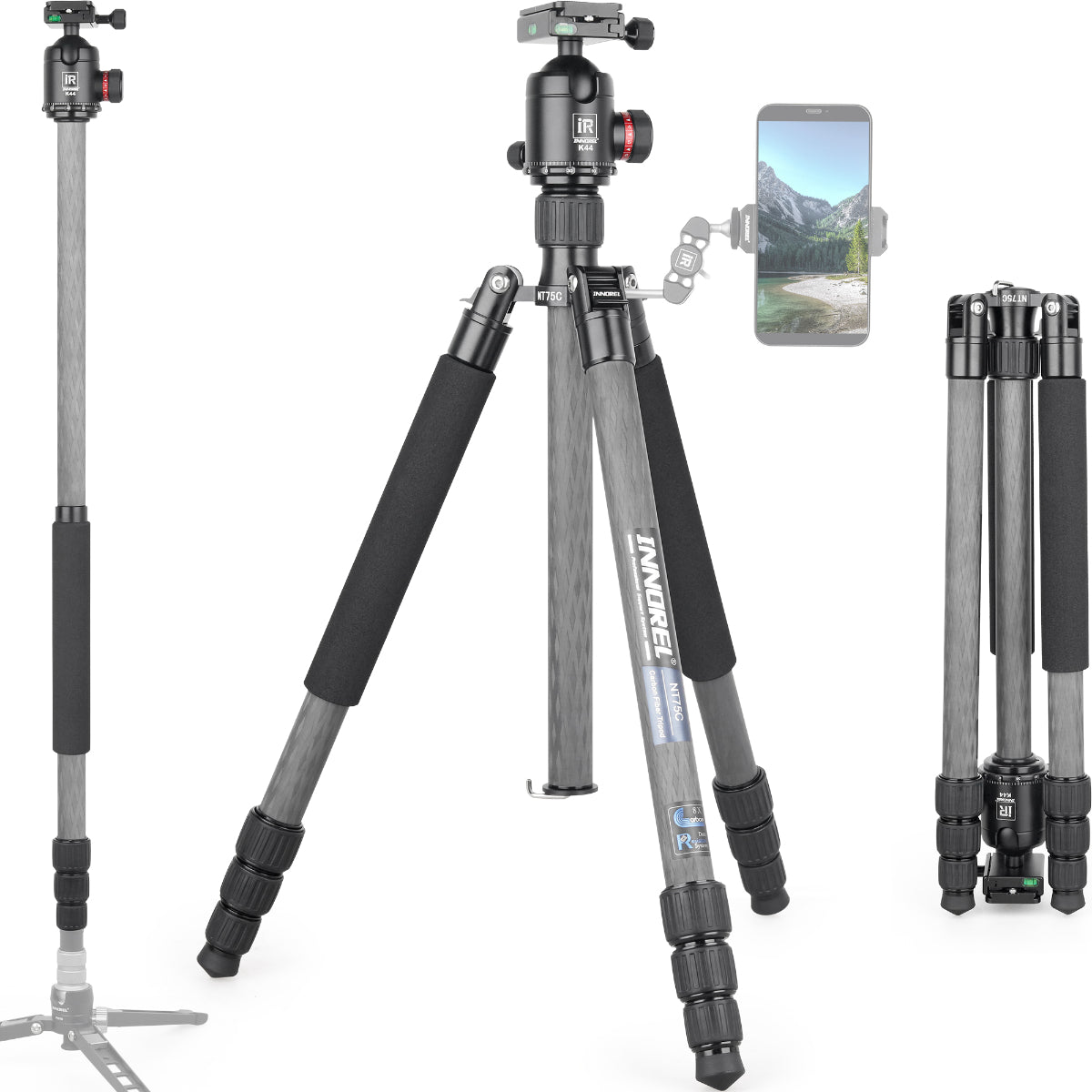 Carbon Fiber Tripod INNOREL NT75C