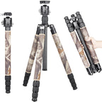 INNOREL RT85CM carbon fiber travel tripod with brown camouflage leg covers for Digital DSLR Camera with N44 ballhead