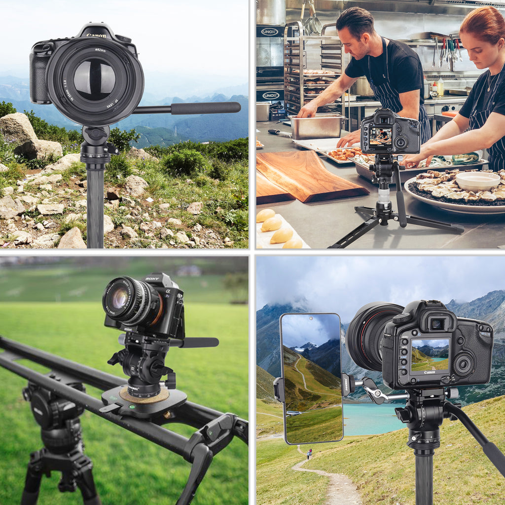 INNOREL F10 Mini Pan Metal Camera Tripod Fluid Head Usage Scenario