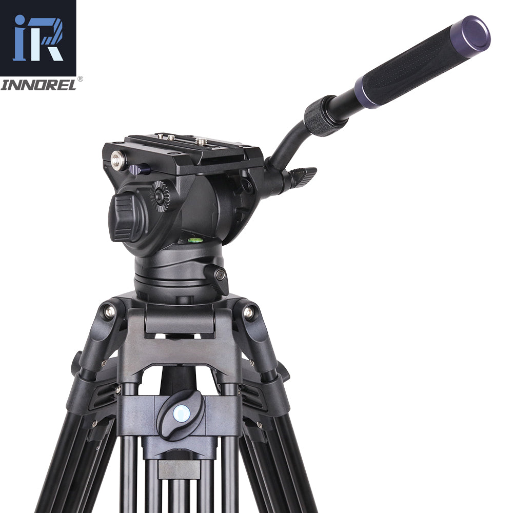 This video tripod is made of 5 high quality aluminum alloy  the max load is 12kg max height is 185cm it is suitable for most DSLR cameras  camcorder  DV video slider