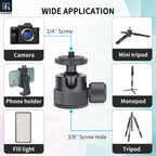 C19 is suitable for cameras, phone holder, fill light, mini tripod, monopod, tripod
