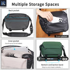 CB0611 can simultaneously store mobile phones, cameras, tablets, and tripods