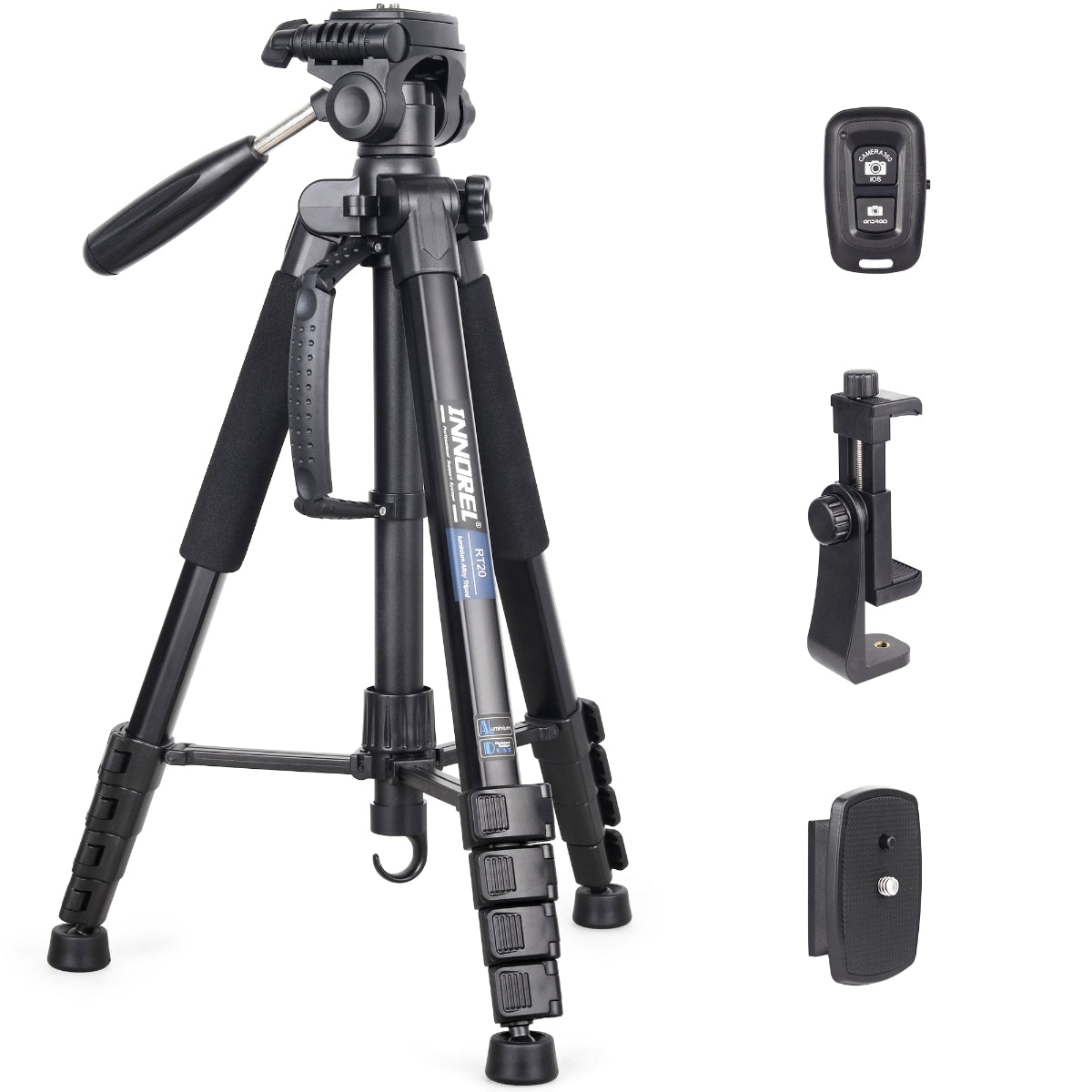 Travel Aluminum Camera Tripod INNOREL RT20 for DSLR and video cameras
