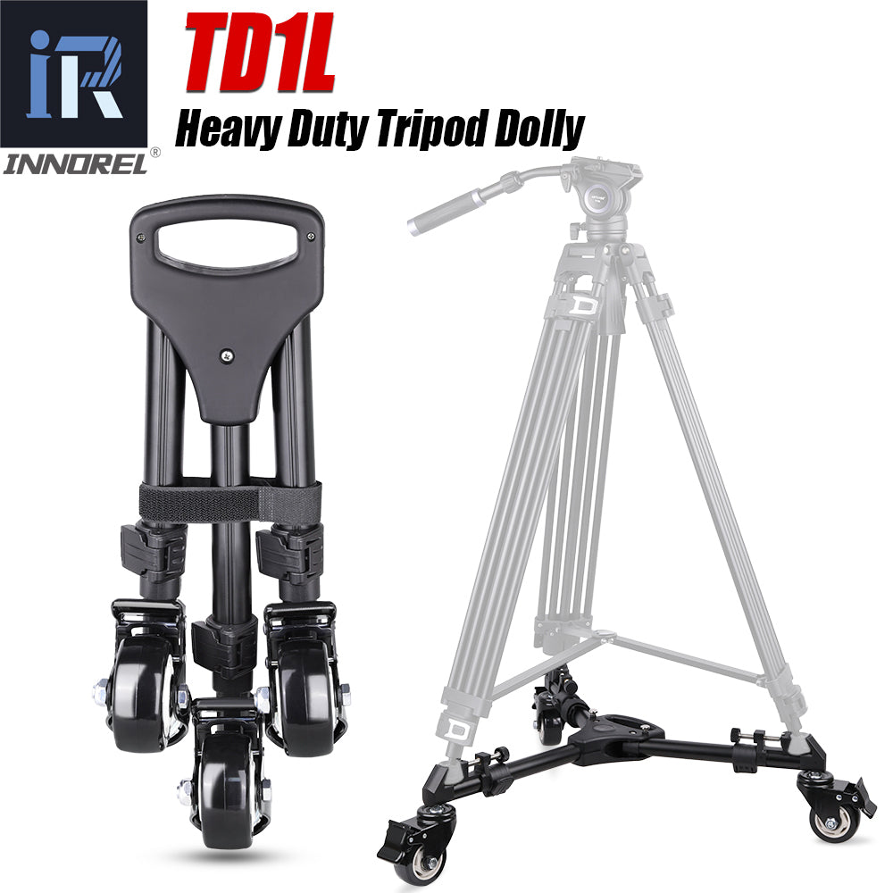 Tripod Dolly with Adjustable Leg INNOREL TD1L for Cameras Camcorder and Lighting Equipment