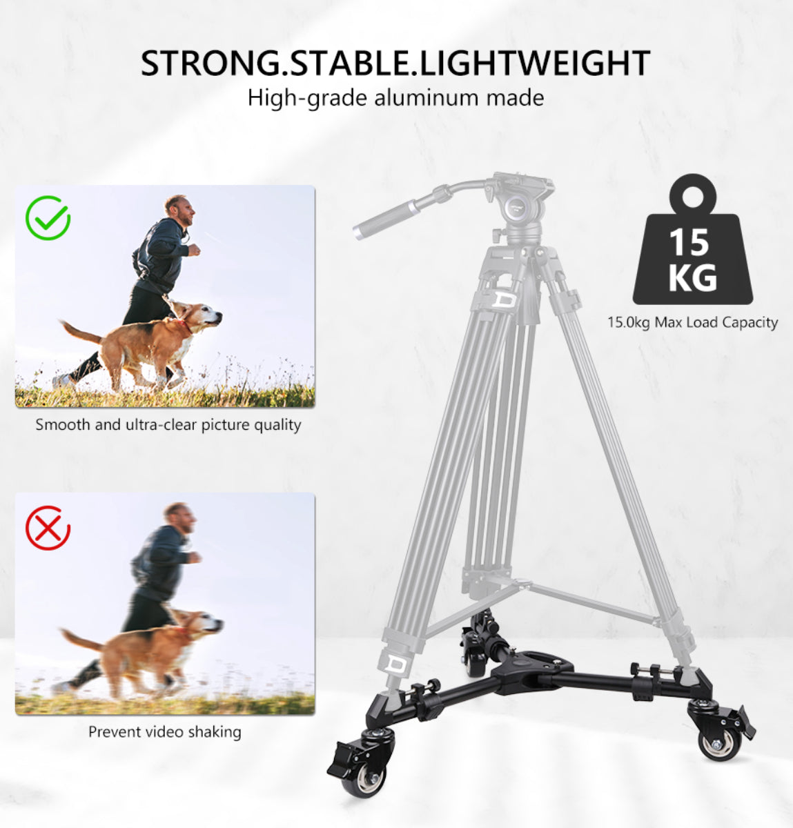 INNOREL TD1L load capacity up to 15 kg metal ball bearing casters with non-marring wheels