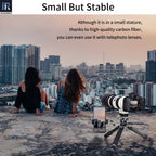 INNROEL CT223C  high-quality carbon fiber desktop mini tripod small stature but stable for telephoto lenses camera vlog
