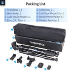 INNOREL RT20H tripod package contents tripod  tripod bag cold shoe phone clip tube mount holder wireless remote