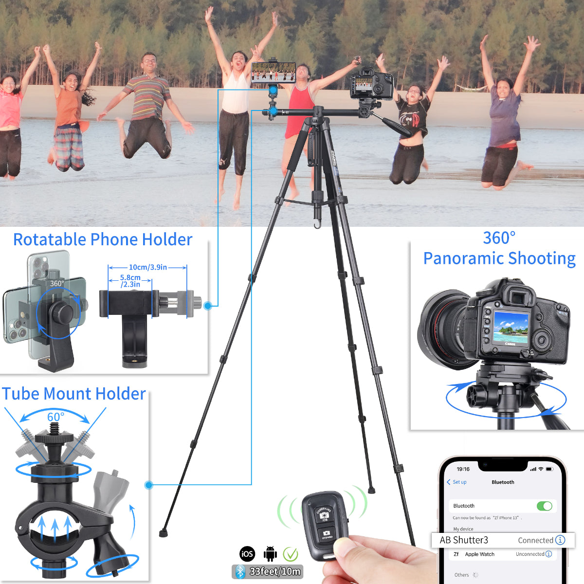 Camera Tripod Monopod Horizontal Tripod INNOREL RT20H