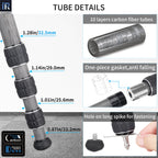 INNOREL KT324C camera tripod with 10-layer carbon fiber tubes